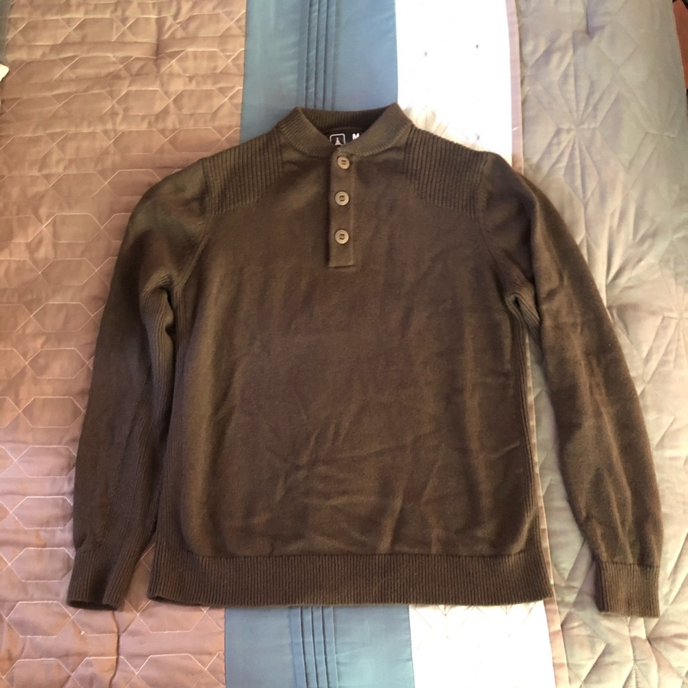 “Small” TAD Journeyman sweater in Loden
